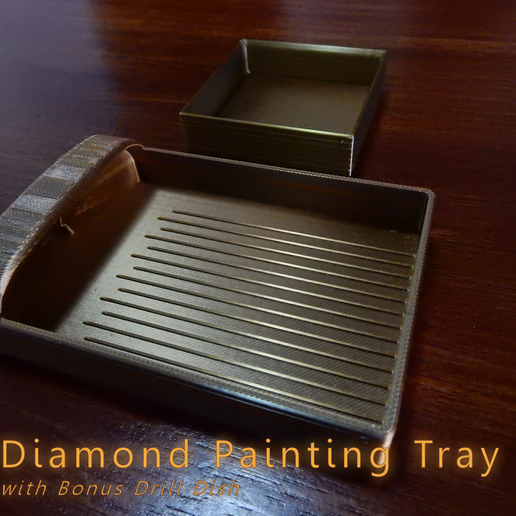 Diamond Painting Tray with Bonus Drill Dish