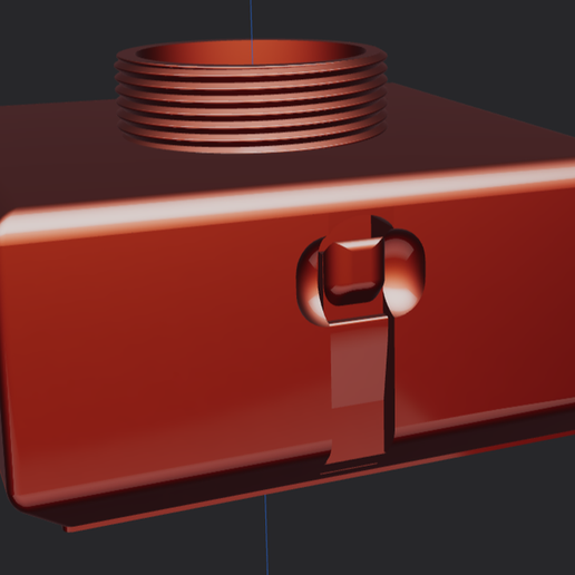 Creality K1 Max Exhaust Adapter with a 50mm thread to fit a flexible pvc waste trap hose